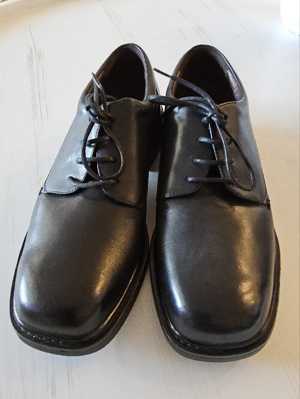 New Dockers ACS Air Cushin System Men's Black Lace-Up Dress Shoes